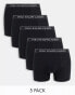 Polo Ralph Lauren 5 pack trunks in black with logo waistband