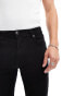 DTT stretch super skinny jeans in black