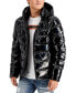 Men's Holographic Hooded Puffer Jacket