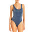 Aqua Swim 285685 Women Metallic One Piece Swimsuit, Size Small