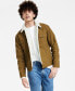 Men's Regular Fit Sherpa Canvas Trucker Jacket