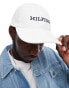 Tommy Hilfiger type logo cap in white