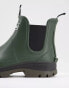 Barbour Nimbus wellington chelsea boots in olive