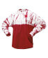 Women's Scarlet Nebraska Huskers Tie-Dye Long Sleeve Jersey T-shirt