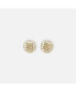 Filigree Stud Earrings Gold