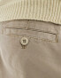 ASOS DESIGN tapered washed chino in tan