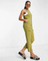 Topshop – Jumpsuit in Khaki