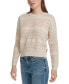 Petite Cotton Textured Pointelle Sweater