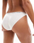 Calvin Klein modern logo string bikini brief in white