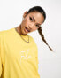 Fila graphic t-shirt in yellow