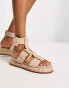 ASOS DESIGN – Jukebox – Fischer-Espadrilles aus Leder in Cremeweiß