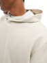 ASOS DESIGN oversized boxy hoodie in beige