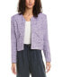 Iro Lurex Tweed Jacket Women's Purple 42