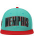 Men's Teal Memphis Grizzlies Hardwood Classics Snapback Hat