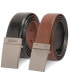 Men's Stretch Reversible Plaque Belt