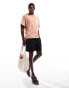 ONLY & SONS oversize t-shirt with crochet pocket in burnt orange