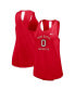 Women's Scarlet Ohio State Buckeyes Primetime Open Back Tank Top