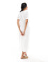 Nobody's Child Alexis broderie midi dress in white