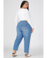 Plus Size The Naomi Comfort Stretch Straight Jean Crop