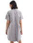 JJXX denim dress in grey wash