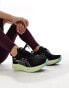 Asics Gel-Nimbus 26 neutral running trainers in black and green