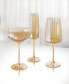 Modern Flute Glasses, Set of 4