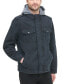 Men’s Sherpa Lined Two Pocket Hooded Trucker Jacket