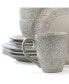 Lace 16 Piece Luxurious Stoneware Dinnerware Set