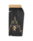 Men's Black and Gold Toronto Raptors 2021/22 City Edition Swingman Shorts