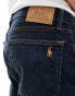 Polo Ralph Lauren Parkside straight fit icon logo back pocket jeans in dark wash