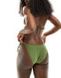 New Look basic tie side bikini bottoms in khaki