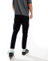 DTT rigid cropped tapered fit jeans in black