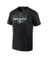 Men's San Jose Sharks Authentic Pro Wordmark Alt Logo T-Shirt