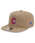 Men's Khaki Chicago Cubs Golfer Adjustable Hat