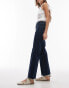 Mango flared front pocket detail jeans in blue