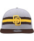 Men's Gray, Brown San Diego Padres Band 9FIFTY Snapback Hat