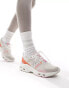 ON Cloudpulse trainers in white and orange