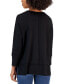 Women's Petite Serenity Knit 3/4 Sleeve Tunic Top