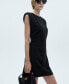 Women's Draped Detail Short Dress