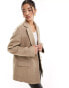 Nobody's Child Connie blazer in beige check