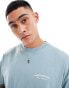 Good For Nothing oversized logo t-shirt in teal blue