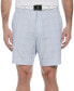 Men's Check Print Performance 8" Golf Shorts