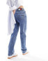 Tommy Jeans Julie high rise straight leg jeans in mid wash