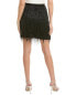 Emily Shalant Beaded Fringe Mini Skirt Women's