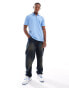 PS Paul Smith contrast zip regular fit polo shirt in blue