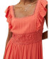 Women's Hibiscus Lace Maxi Dress