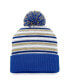 Men's Royal Tulsa Golden Hurricane Dash Cuffed Knit Hat with Pom