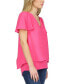 Women's Layered V-Neck Flutter-Sleeve Top