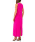 Women's Crewneck Back Keyhole Sleeveless Dress