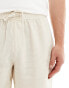 New Look textured short in cream